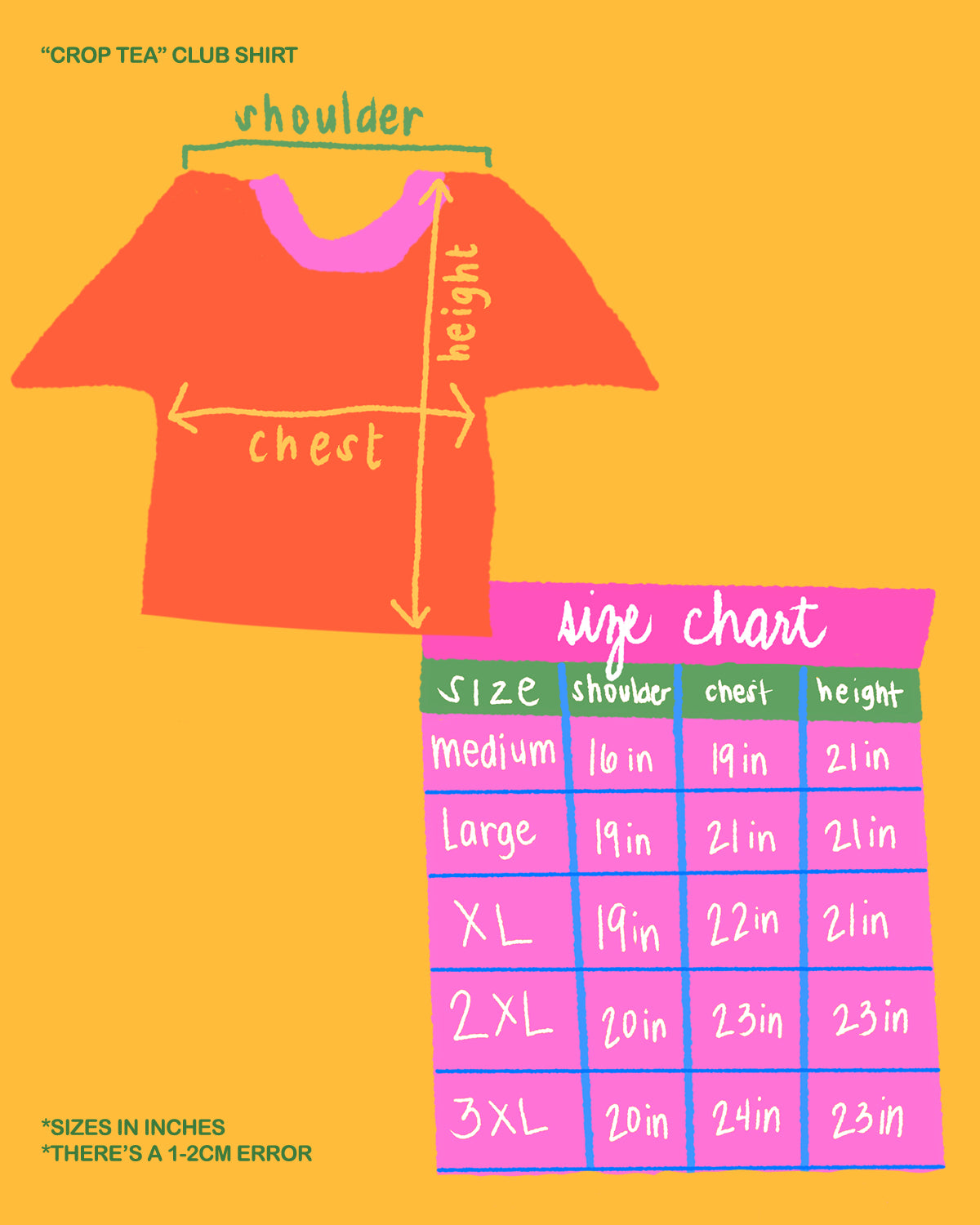"Cropped Tea" Club Shirt
